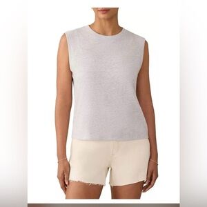 Faherty grey top XL NWT